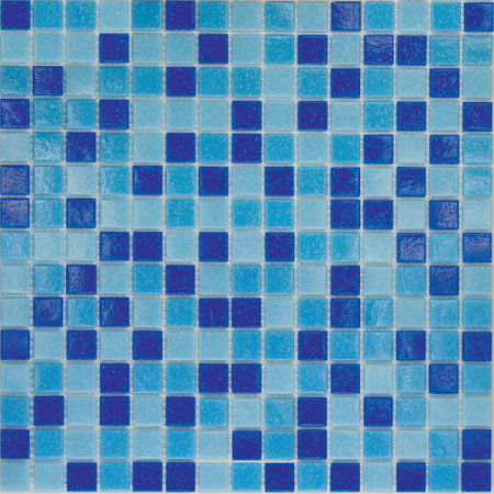 Elada Mosaic. Мозаика MC128 (327*327мм) сине-голубой микс		